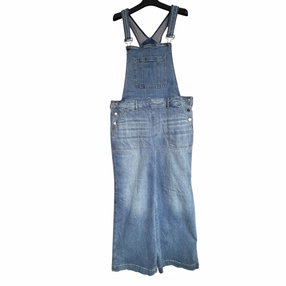 Torrid Wide Leg Vintage Stretch Denim Overalls – Size 14 Regular (New with Tags)